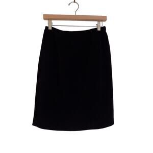 Le Suit skirt black a line size 6